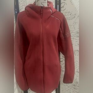 Adidas men’s Red Hooded Jacket